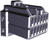 175964-2 TE Connectivity, MULTILOCK 040 II Male Connector Housing, 2.5mm Pitch, 8 Way, 2 Row