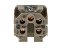 09200042711 HARTING Heavy Duty Power Connector Insert, 10A, Female, Han A Series, 4 Contacts