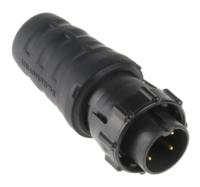 en3c4mx Switchcraft Circular Connector, 4 Contacts, Cable, Standard Connector, Plug, Male, IP68, IP69K, EN3 Series