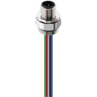 26432 Lumberg Automation Connector, 5 Contacts, Front, M12 Connector, Plug, Male, IP65, IP67, 0936 DMC Series