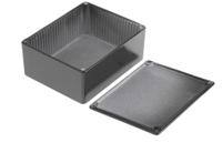 158-5315 RS PRO Black Die Cast Aluminium Enclosure, IP54, Black Lid, 121 x 95 x 61mm