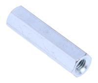 806-6581 RS PRO Standoff, M3 x M3 Thread, 20mm Body, Steel, Female/Female
