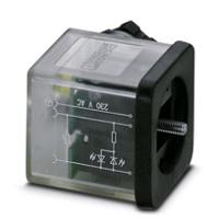 1452165 Phoenix Contact Solenoid Valve Connector with Indicator Light, 230 V ac Voltage