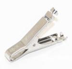 bu-46x Mueller Electric Crocodile Clip, Stainless Steel Contact, 50A, Black