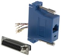 314-8177 RS PRO D Sub Adapter Female 25 Way D-Sub to Female RJ45