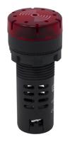 909-2569 RS PRO, Panel Mount Red LED Pilot Light, 22mm Cutout, IP30, Round, 230V ac