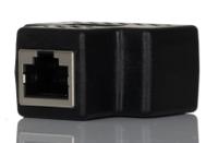 206-7201 RS PRO 2-Port RJ45 Female Splitter Adapter, Shielded