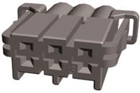 2-968976-9 TE Connectivity, AMP MCP 2.8 Automotive Connector Socket Grey 3 Way