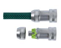 5950la3 Nito Hose Connector, Straight Coupler with Hose Lock 1/2in 1/2in ID, 25 bar