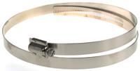 htm300p HI-TORQUE Stainless Steel Slotted Hex Worm Drive, 16mm Band Width, 270 → 300mm ID