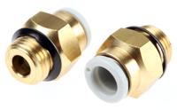 kq2h06-u01a SMC KQ2 Series Straight Threaded Adaptor, Uni 1/8 Male to Push In 6 mm, Threaded-to-Tube Connection Style