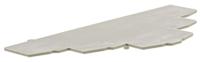 1782340000 Weidmuller ZAP/TW ZDLD2.5-2N Series End Cover for Use with DIN Rail Terminal Blocks