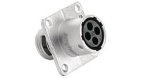rt0010-4snh Amphenol Industrial Connector, 4 Contacts, Wall, Socket, Female, IP67, RT360 Series