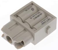 09140033101 HARTING Heavy Duty Power Connector Module, 40A, Female, Han-Modular Series, 3 Contacts