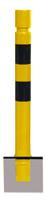 204-1814 RS PRO Black, Yellow Shape Memory Industrial Post 80mm 80mm