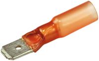 514711-000 TE Connectivity DuraSeal Red Insulated Male Spade Connector, Tab, 6.35 x 0.8mm Tab Size, 0.5mm² to 1mm²