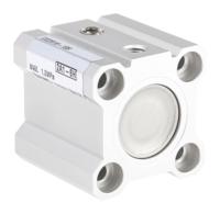 cq2b16-10s SMC Pneumatic Compact Cylinder - 16 mm Bore, 10 mm CQ2 Series, Single Acting Acting