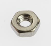 248-4567 RS PRO, Plain Stainless Steel Hex Nut, DIN 934, M2.5