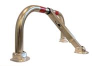 284-7163 RS PRO Grey Galvanised Steel Parking Barrier