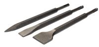 d-21200 Makita 20 x 140 mm, 20 x 250 mm, 40 x 250 mm Chisel Bit Set
