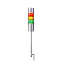 lr6-302ljbu-ryg Patlite LR6 Series Coloured Buzzer Signal Tower, 3 Lights, 24 V dc, Pole Mount
