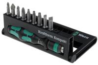05056653001 Wera Hexagon; Phillips; Pozidriv; Slotted; Torx Interchangeable Screwdriver Set, 11-Piece
