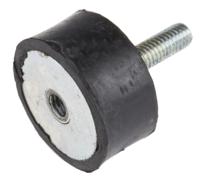 171-2599 RS PRO M6 Anti Vibration Mount, Male to Female Bobbin with 83.16kg Compression Load