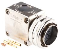 6327-120-06 Jaeger Circular Connector, 12 Contacts, Cable, Standard Connector, Male, IP50, IP54