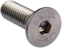 304-4839 RS PRO Stainless Steel Hex Socket Countersunk Screw, ISO 10642, M8 x 25mm