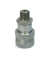 309-343 RS PRO Steel Male Hydraulic Quick Connect Coupling, NPT 3/8 Male