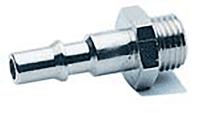 176-1952 RS PRO Nickel Plated Brass Male Coupler Nipple, G 3/8 Male 3/8in Threaded