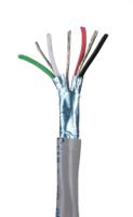 12432c-sl005 Alpha Wire Alpha Essentials Communication & Control Series Data Cable, 2 Pairs, 4 Cores, 0.35 mm², Screened, 22 AWG,