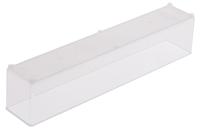 114585 Raaco Transparent PP Compartment Box, 47mm x 39mm x 218mm