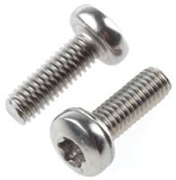 528-823 RS PRO Pozidriv M4 Pan A2 304 Stainless Steel Machine Screws DIN 7985Z x 12.0mm