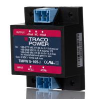 tmpw-5-105-j TRACOPOWER Switching Power Supply, TMPW 5-105-J, 5V dc, 1mA, 5W, Dual Output, 90 → 305V ac Input Voltage