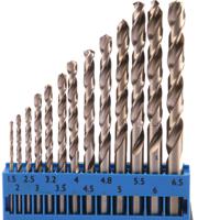 t3102 CK 13-Piece Twist Drill Bit Set for Multi-Material, 6.5mm Max, 1.5mm Min, HSS Bits