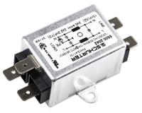 55002042 Schurter, FMW2 10A 250 V ac 60Hz, Flange Mount RFI Filter, Solder Tab, Single Phase