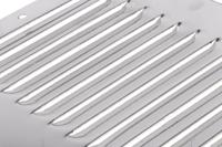 348-7309 RS PRO Stainless Steel Louvred Panel, 127 x 228 x 0.7mm