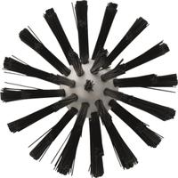 5380909 Vikan Medium Bristle Black Scrub Brush, 30mm bristle length, Polyester, Polypropylene, Stainless Steel bristle material
