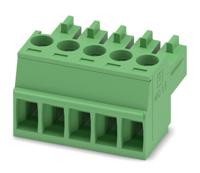 1840395 Phoenix Contact, 3.5mm Pitch, MC 1.5/ 5-ST-3.5, 5 Way, , Pluggable Terminal Block, Plug, Cable Mount, Screw