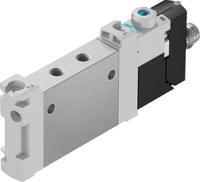 vuvg-lk10-m52-at-m5-1r8l-s Festo 5/2 Solenoid Valve - Solenoid/Spring Metric M5 VUVG Series 24V dc, 8042543