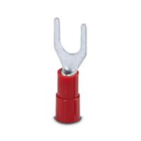3240035 Phoenix Contact Insulated Fork Terminal, 20AWG to 15AWG Polyamide, Red