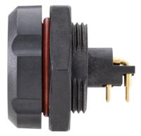 mf2k201-400l Rosenberger, RoDI Rosenberger Diagnostic Interface, Straight Panel Mount5 way Magnetic Connector, Brass Contact Female,