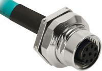 rj45-fkfd-840-05m TurckFKFD, 500mm Cat5e, Blue M12 to Female RJ45 Male Unshielded, Terminated TPE Sheath