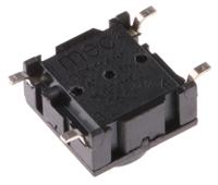 3esh9-080 MEC IP67 Black Button Tactile Switch, SPST 50 mA @ 24 V dc 2.9mm PCB