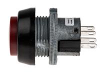 76-9420439088r ITW Switches 76-94 Series Push Button Switch, Momentary, Panel Mount, 22mm Cutout, SPDT, Clear LED, 250V ac, IP67