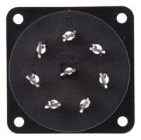 px0552 Bulgin Power Connector Panel Mount Socket, 8, Solder Termination, 6A, 250 V ac