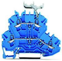 2002-2234 WAGO  TOPJOB S, 2002 Series Blue, 2.5mm², Double-Level, Push-In Cage Clamp Termination, ATEX, IECEx