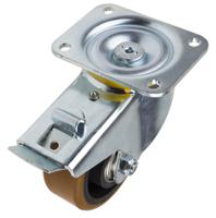 4687ftp125p63 Tente Braked Swivel Castor Wheel, 660kg Capacity, 125mm Wheel