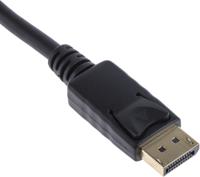 182-8890 RS PRO Male DisplayPort to Male DisplayPort, PVC  Cable, 4K, 10m
